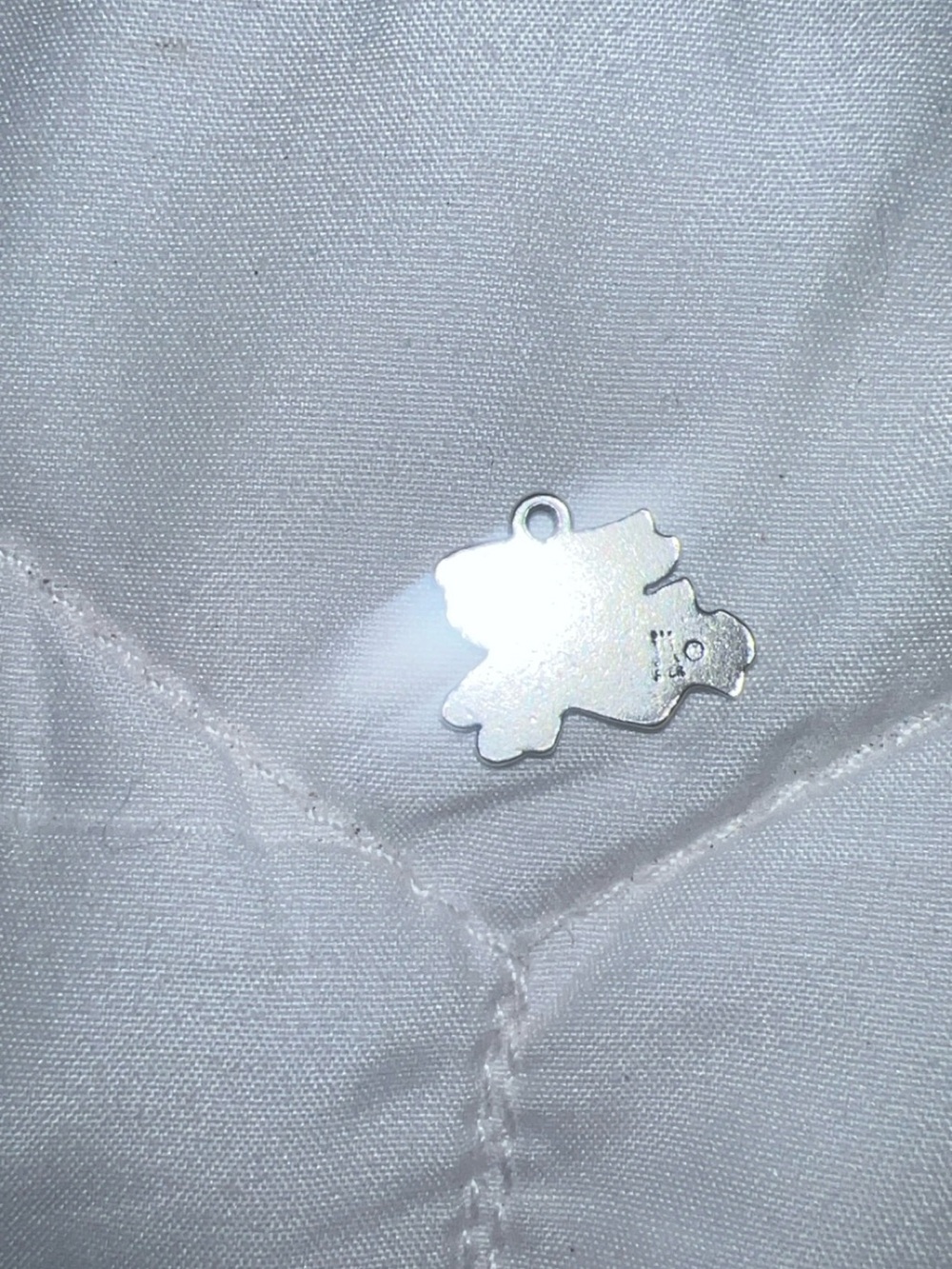 RETIRED JAMES AVERY ANGEL CHARM SILVER - Picture 3 of 3